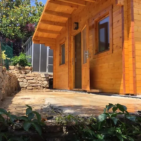 Chalet Maryvonne Les Vans Exterior foto
